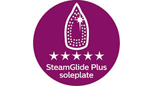 Piastra SteamGlide Plus: mix perfetto tra scorrevolezza e stiratura