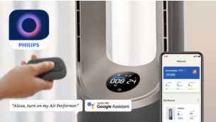 Control your device through the remote or with the Air+ app
