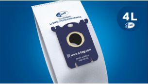 Nemme, holdbare poser passer ind i et stort 4-liters st&oslash;vkammer