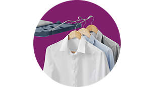 Kleidung nach dem Bügeln direkt aufhängen: praktische Aufhängevorrichtung
