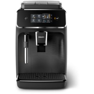 Machine expresso broyeur, 2 boissons, mousseur lait