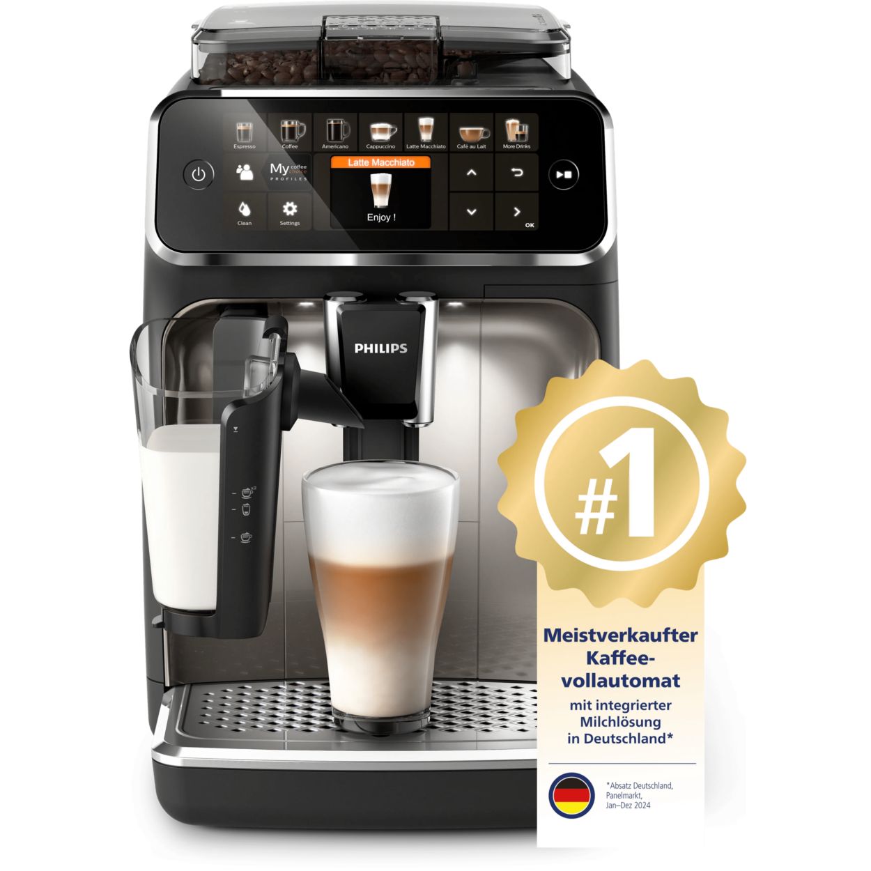 12&nbsp;Kaffeespezialit&auml;ten aus frischen Bohnen, leicht gemacht