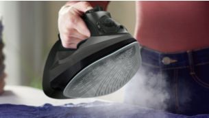 Dampfstoß von bis zu 200 g glättet selbst hartnäckige Falten