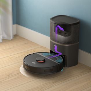 Robot aspiration et lavage