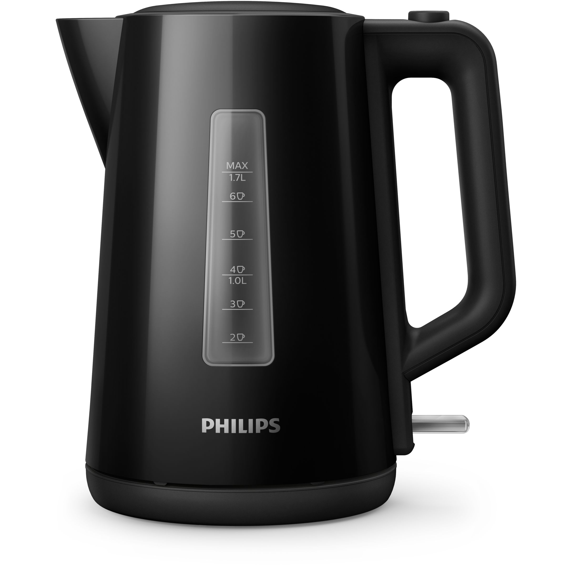 Levně Philips Series 3000 - Černá Konvice, Rodinná Velikost 1,7 l - HD9318/20