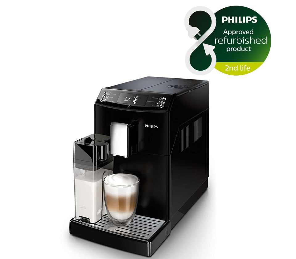 Met één druk op de knop espresso en cappuccino