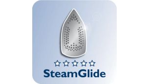 La nouvelle semelle SteamGlide&nbsp;est la semelle haut de gamme de Philips