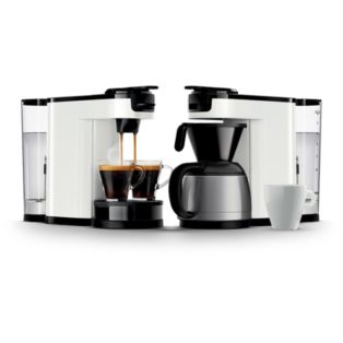 Machine à café à dosettes et filtre - Reconditionnée