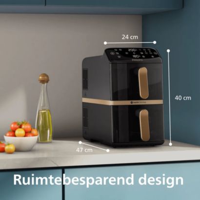 Twee keer zoveel eten, 45% minder ruimte
