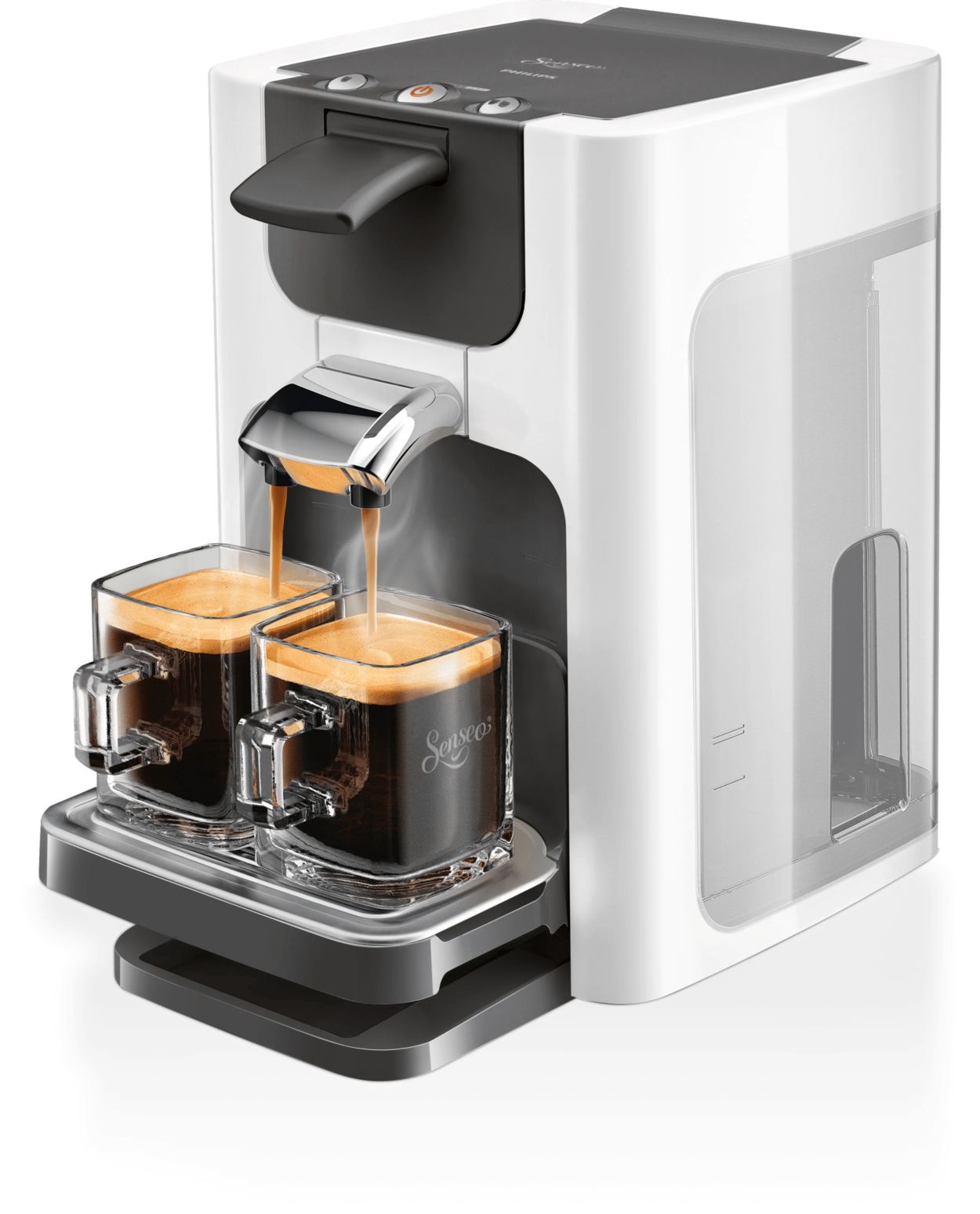 L&aelig;kker kaffe med et enkelt tryk, i et moderne design