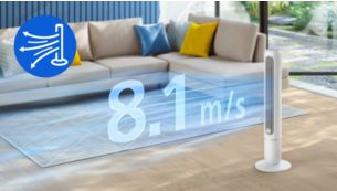 Kraftvoller Luftstrom f&uuml;r maximalen Komfort