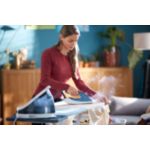 Iron faster with 2 x more steam *