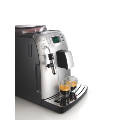 One touch espresso and milk froth