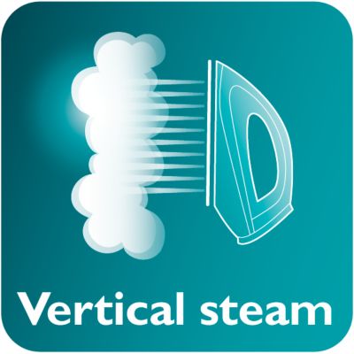 Vapor vertical para eliminar arrugas en telas colgantes