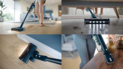 Enostavno čiščenje s 3 nastavitvami, zaslonom in dodatno opremo