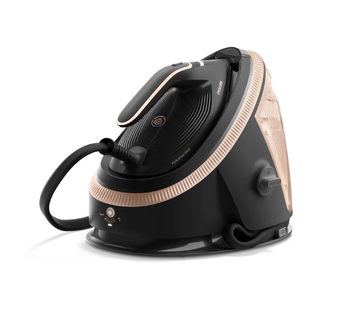 Fast ironing with automatic steam