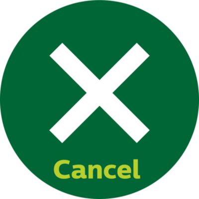 Botón de cancelación para detener el tostado en cualquier momento