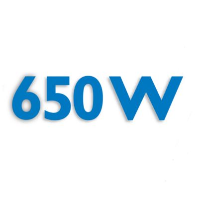 Motor de 650 vatios para un procesamiento potente