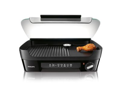 Grilēšanas virsma ar nepiedeg. pārklājumu grilēšanai bez eļļas