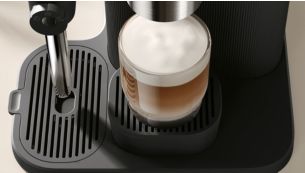 Echte romige cappuccino