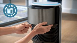 Langtidsholdbart filter i op til 1 &aring;r