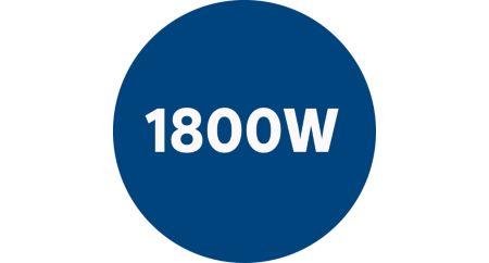 Мотор 1800 Вт, обеспечивающий мощность всасывания 350 Вт