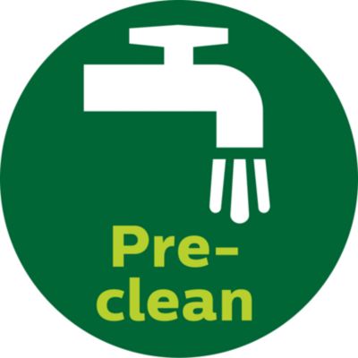 La función de prelimpieza elimina las fibras no deseadas