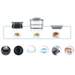 O puro sabor dos alimentos cozidos a vapor