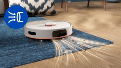 Výkonné sanie na zachytenie prachu a nečistôt, ako sú chlpy domácich zvierat