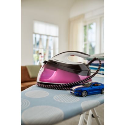 Žehlite rýchlejšie s 2­násobným množstvom pary*