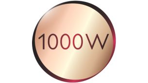 1000 Watt for faster heating