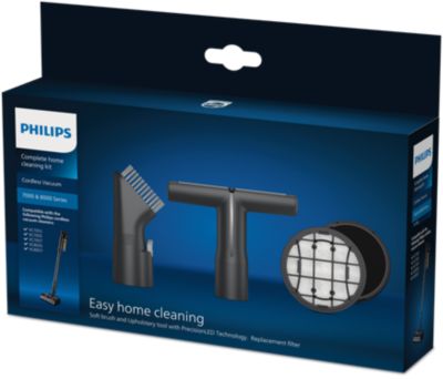 Lot De 2 Filtres HEPA Lavables Pour Aspirateur Philips 7000/8000 | Compatible XC7053/55/57, XC8055/57 - 12