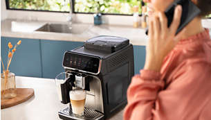 40 % leiser mit SilentBrew mit gleichbleibend schmeckendem Kaffee