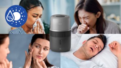 Padeda kovoti su sauso oro simptomais