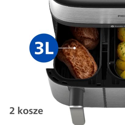 Philips Philips Ovi Dual Basket z funkcją pary seria 5000