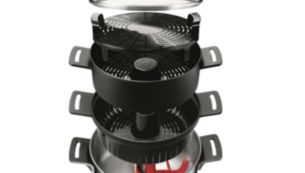 Pasta insert, steaming basket and tray for different recipes