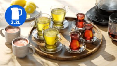 Her türlü çay keyfi için ekstra büyük kapasiteli çay makinesi