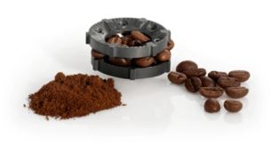 Flat metal burrs to ensure fast and precise grinding