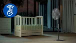 Quiet cooling at the lowest setting