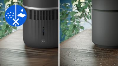 Ne pušča belega prahu ali mokrih madežev na tleh ali pohištvu