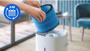 Long life filters up to 6 months