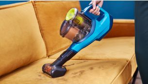 Mini-brosse Turbo pour un nettoyage rapide des surfaces textiles