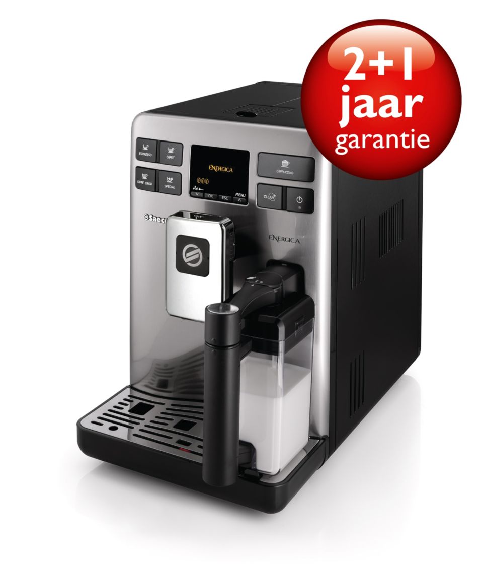 Perfecte espresso en melk