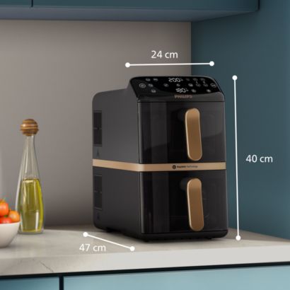 Philips 4000 ser. „Airfryer“ su 2 krepšeliais