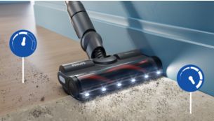 TriActive Akıllı LED başlık zemin tipini tanır ve uyum sağlar