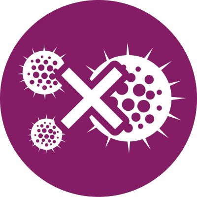 Elimina hasta el 99.9 % de las bacterias * para refrescar y eliminar olores