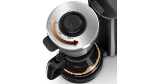 S&eacute;lecteur d'intensit&eacute; pour pr&eacute;parer un caf&eacute; du plus doux au plus fort