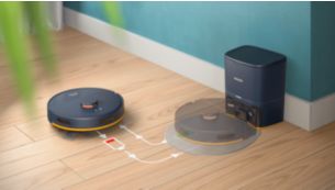 Maak tot wel 120 minuten lang schoon op &eacute;&eacute;n acculading