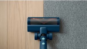 TriActive Multi LED-munnstykket veileder deg med LED-lys p&aring; alle gulv