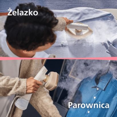 Efekt prasowania żelazkiem, wygoda parownicy